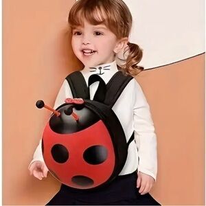 SOLD!!    NEW: RED Ladybug Kids Backpack with Safety Harness